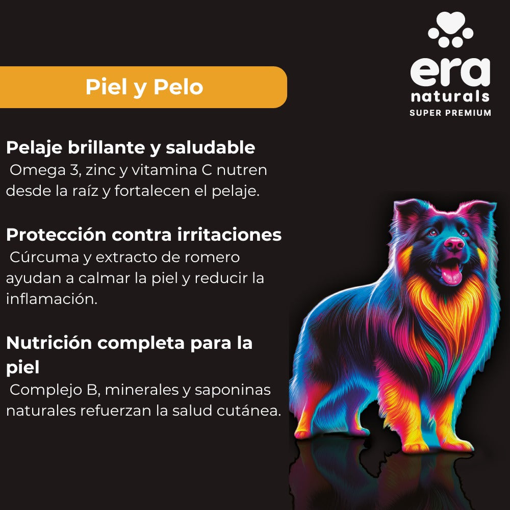 Suplemento para Perros Era Naturals Cuidado Piel y Pelo - Skin and Coat 300 Gr Suplemento para Perros Era Naturals Cuidado Piel y Pelo - Skin and Coat 300 Gr